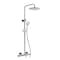 Anzzi Heavy Rainfall Stainless Steel Shower Bar with Hand Sprayer in Polished Chrome SH-AZ101CH - alternate 1